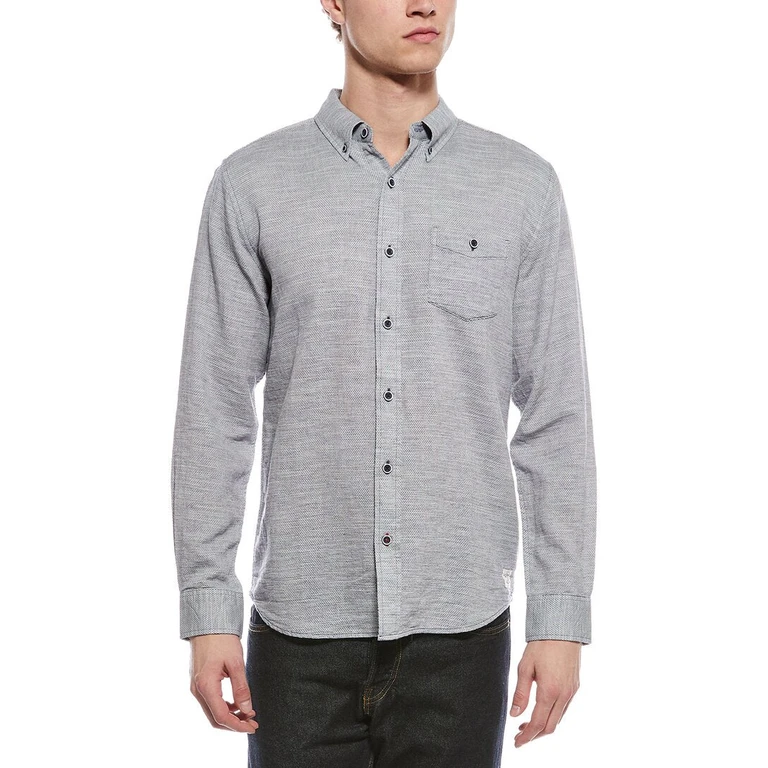 Horizontal Slub Pebble Dobby Shirt