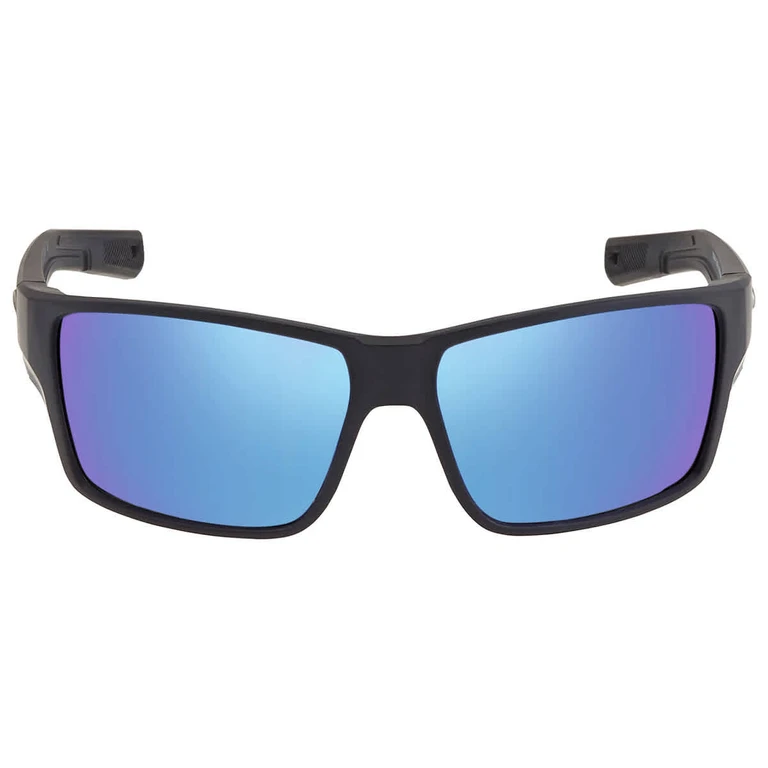 REEFTON PRO Blue Mirror Polarized Glass Mens Sunglasses 6S9080 908001 63