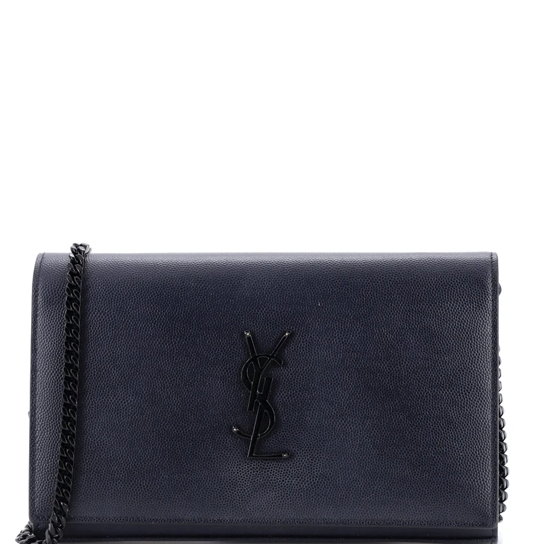 Classic Monogram Wallet on Chain Leather