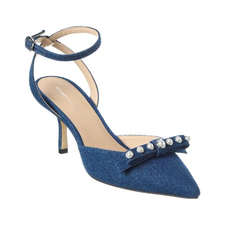 Luella Strap 75 Denim Pump