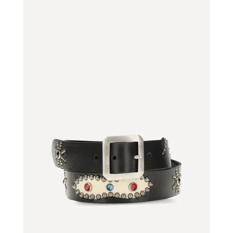American Belt with colored stone embellishments Female 90