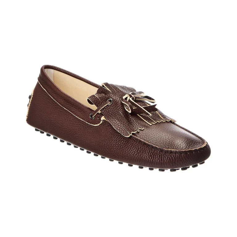 Tod's Mocas Frangia Leather Loafer