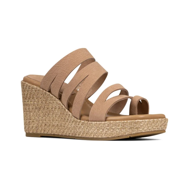 Anamari Leather Wedge Sandal