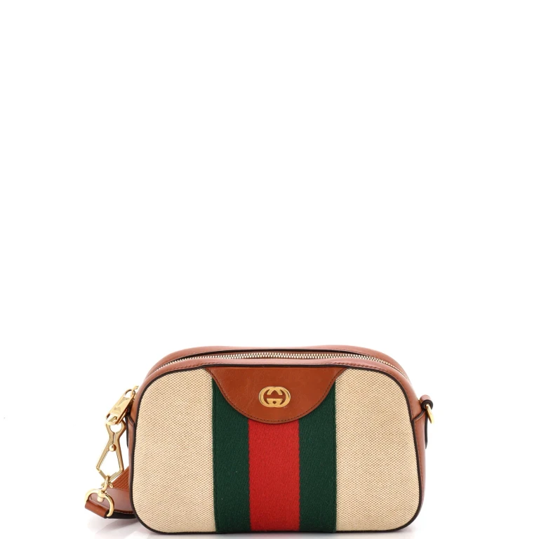 Camera Bag Vintage Web Canvas