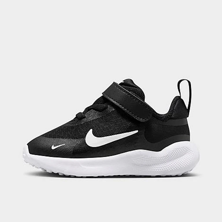 Kids Toddler Revolution 7 Stretch Lace Running Shoes in Black/White Size: 2.0