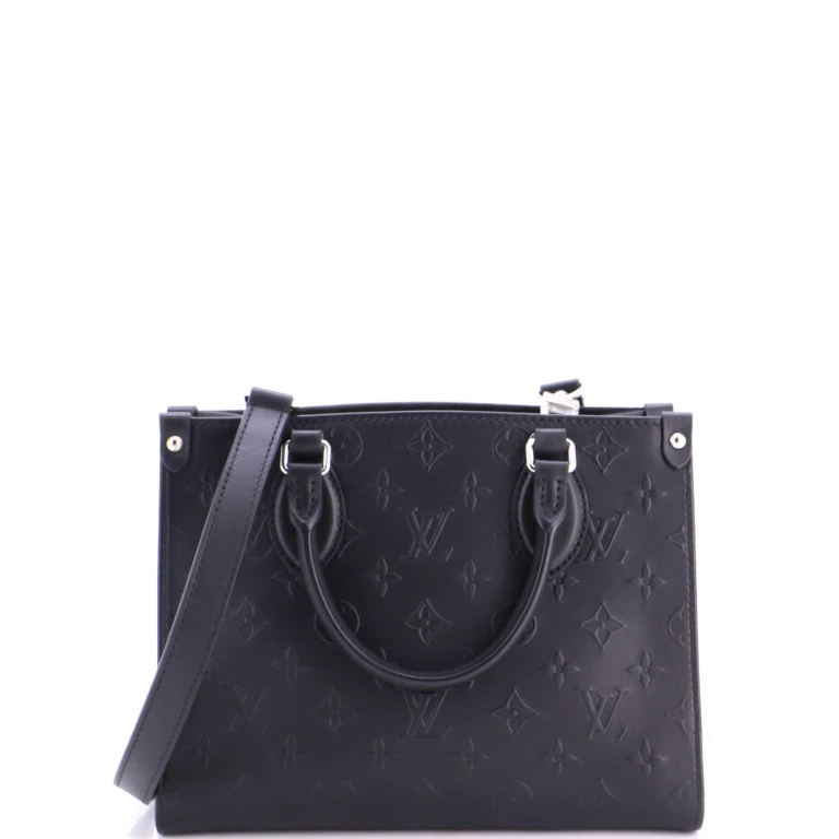 OnTheGo Tote Monogram Bold Leather PM