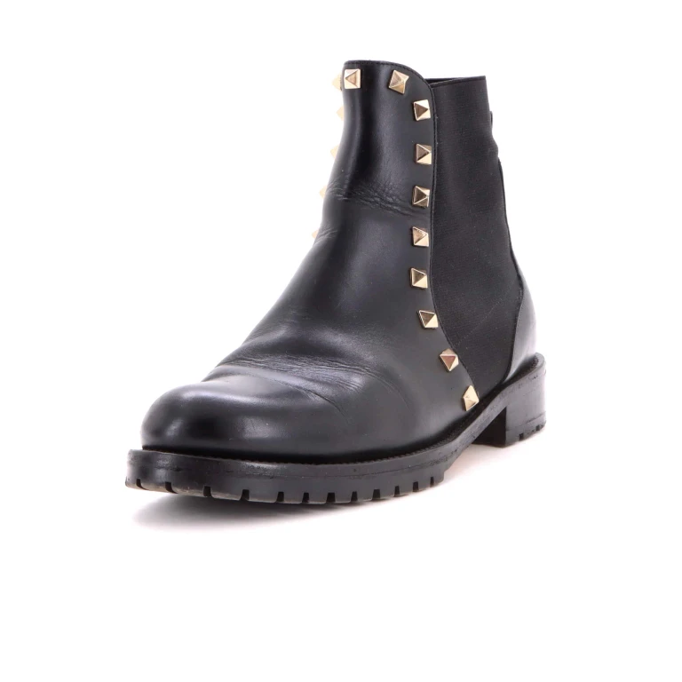 Women's Rockstud Beatle Chelsea Boots Leather