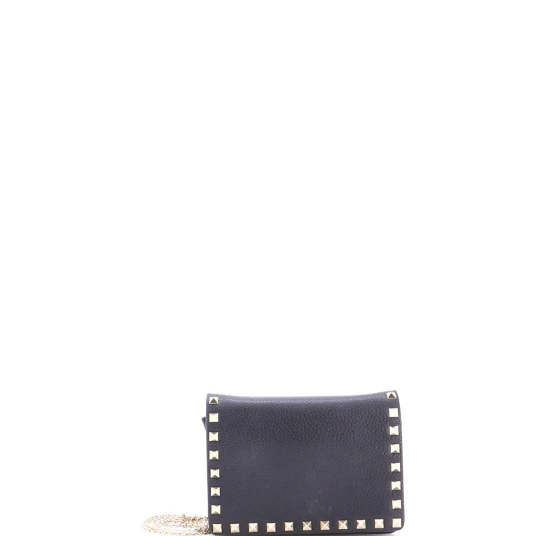 Rockstud Pouch Crossbody Bag Leather Mini