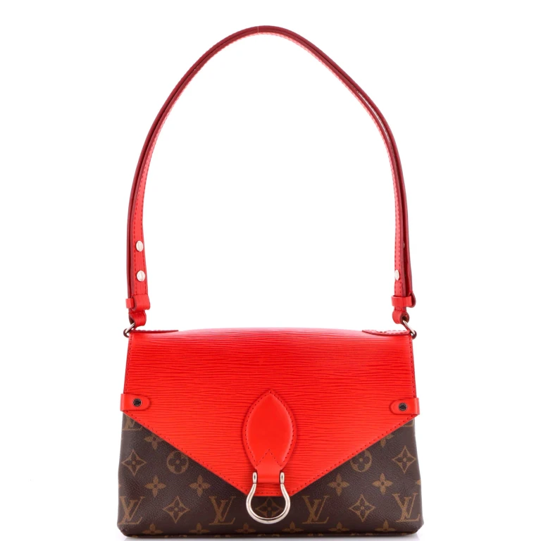 Saint Michel Handbag Monogram Canvas and Epi Leather