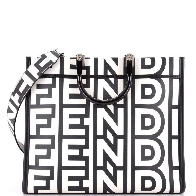x Marc Jacobs Sunshine Shopper Tote Printed Leather Medium