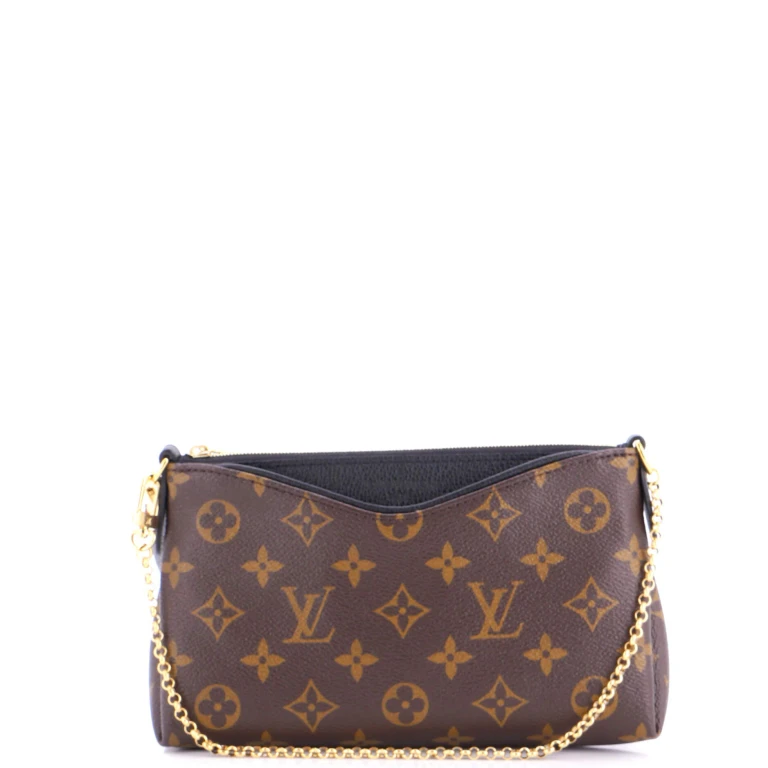 Pallas Clutch Monogram Canvas with Leather