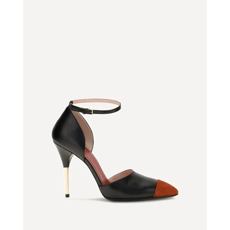 Sinead D'Orsay kid leather and suede Pumps Female 37