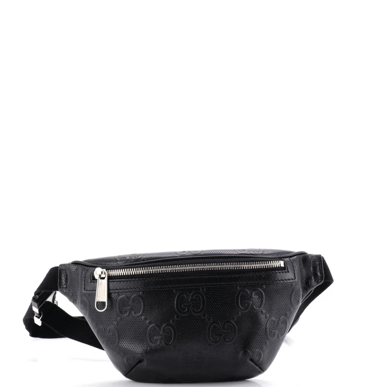 Belt Bag GG Embossed Perforated Leather Small