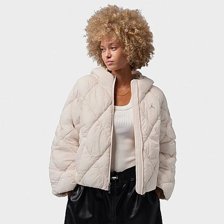 Women's Brooklyn Puffer Jacket in Pearl White Size: XS