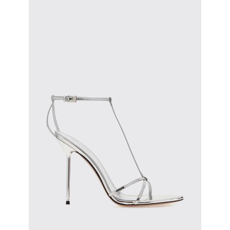Lidia Laminated Leather High Stiletto Heel Sandals (PX1941XNPMRSILVER)