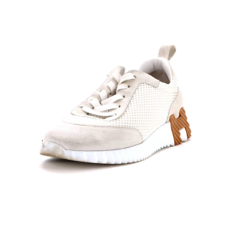 Women's Bouncing Sneakers Mesh and Suede