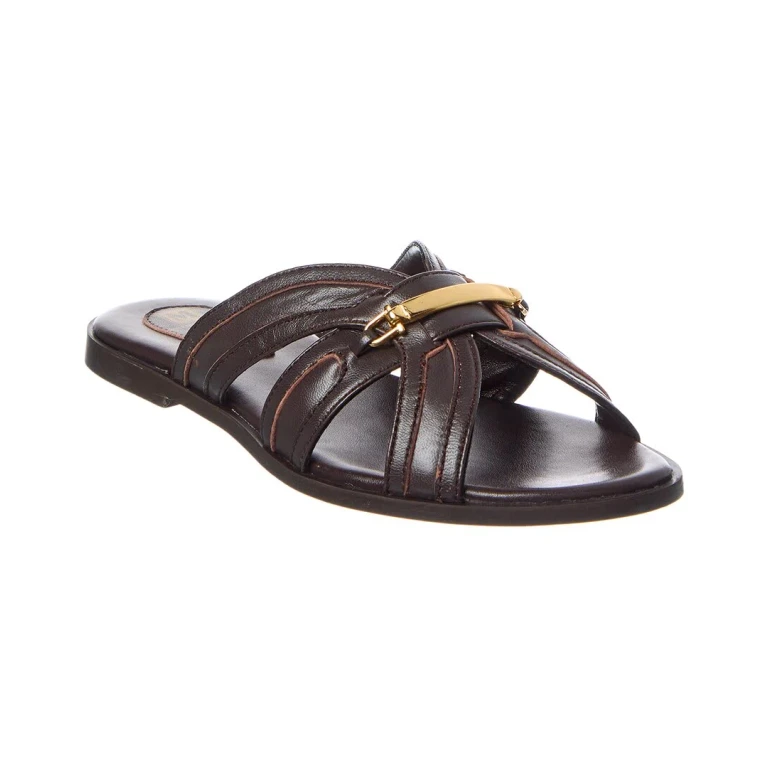 M by Bruno Magli Preta Leather Sandal