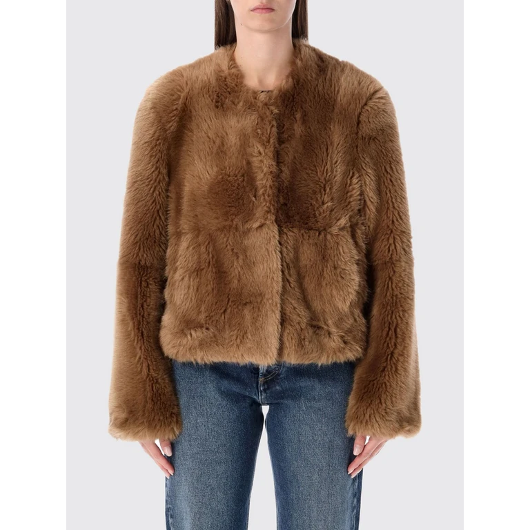 Manteau en fourrure Stand Studio marron