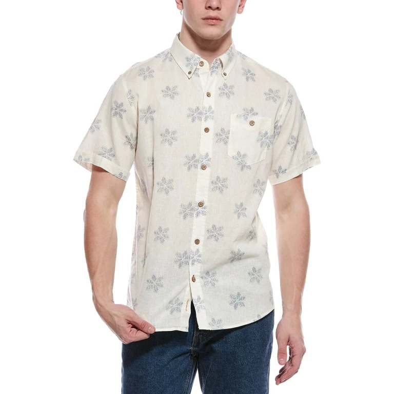 Linen-Blend Shirt
