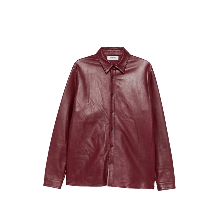 Serge Leather Shirt