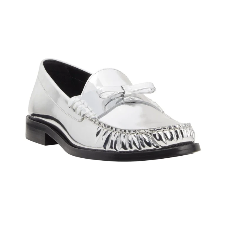 Lottie Bow Leather Loafer