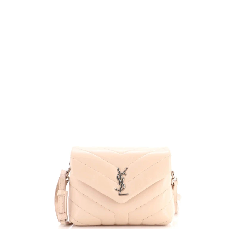 Loulou Shoulder Bag Matelasse Chevron Leather Toy