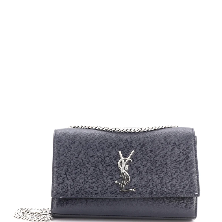 Classic Monogram Crossbody Bag Grainy Leather Medium