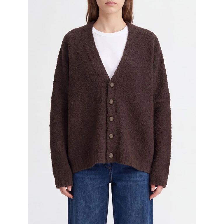 cardigan met V-hals van wol