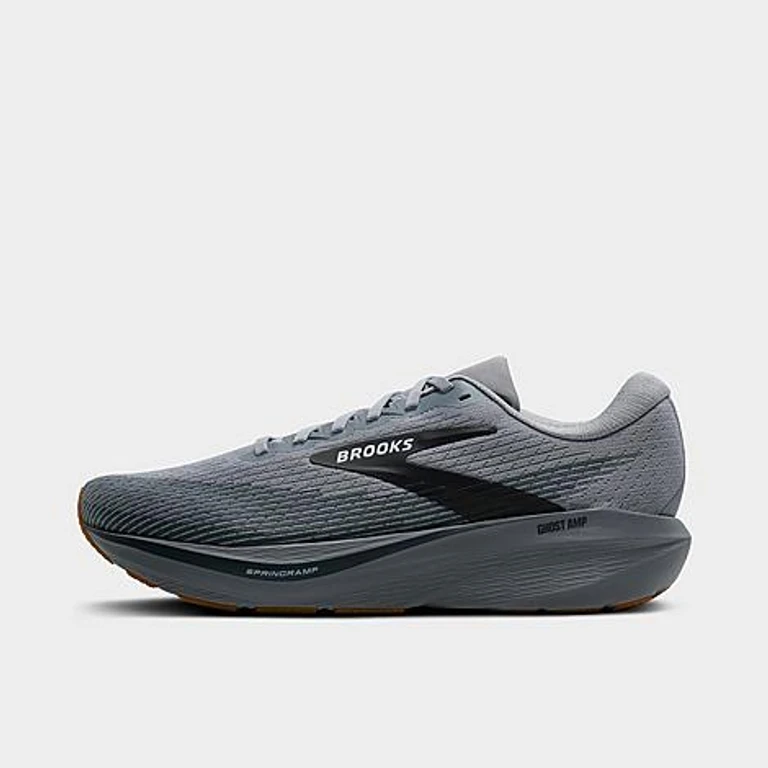 Men's Ghost Amp Running Shoes in Primer/Ebony/Oyster Size: 7.5
