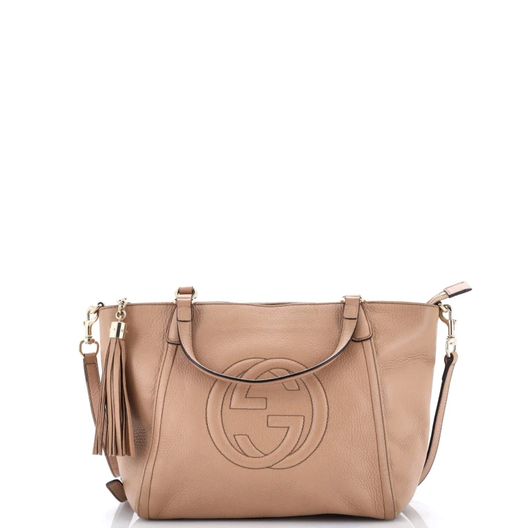 Soho Convertible Top Handle Bag Leather Small