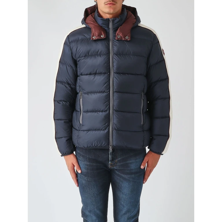 Hooded Water-Repellent Quilted Nylon Puffer Jacket with Logo (120000233JQ68)