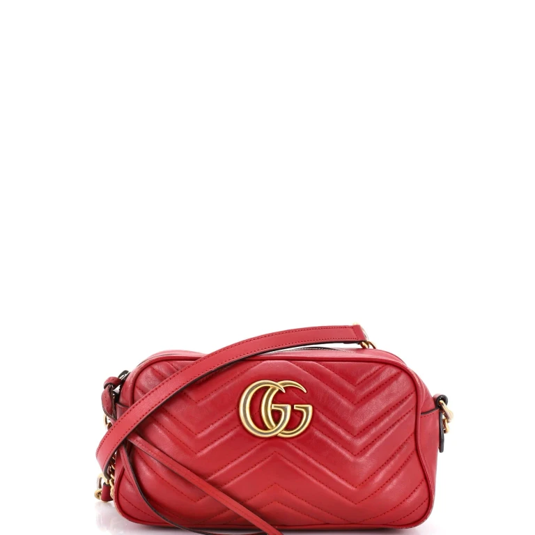 GG Marmont Shoulder Bag Matelasse Leather Small
