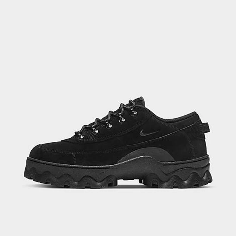 Women's Lahar Low Casual Shoes in Black/Orange/Black Size: 5.0