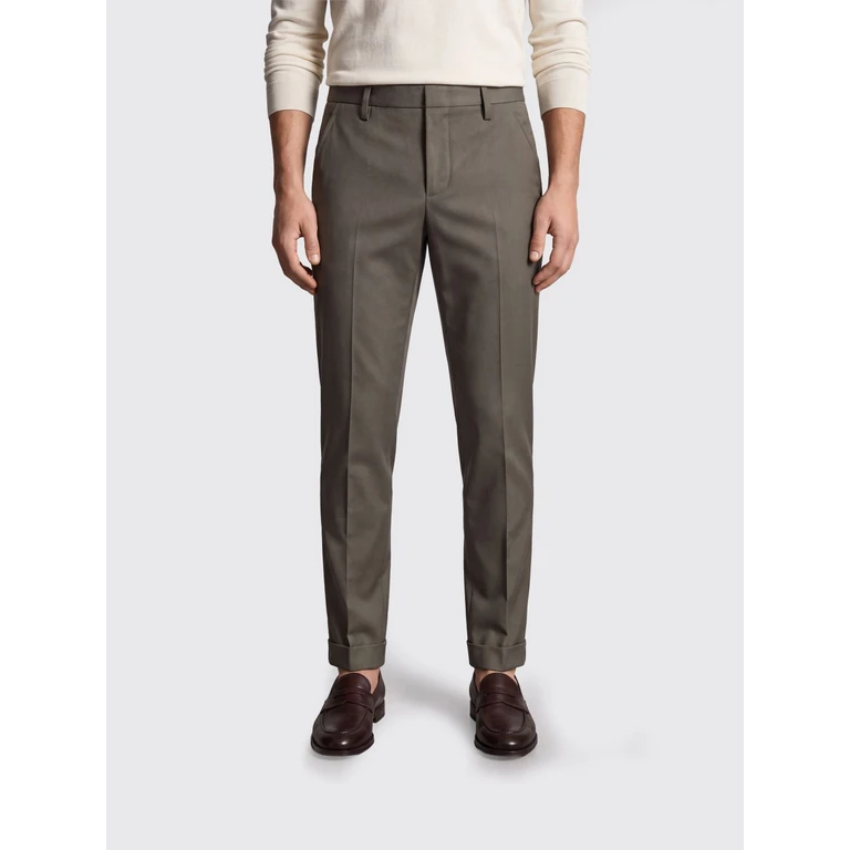 DONDUP Gaubert Slim Fit Sartorial Trousers in Wool Blend (UP235WS0105UXXX714)