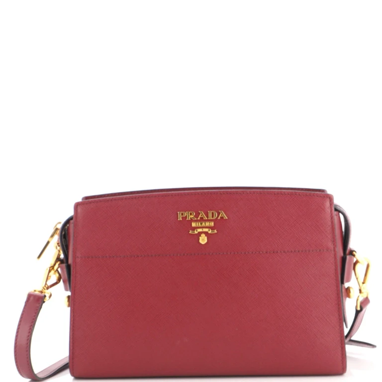 Bibliotheque Crossbody Saffiano Leather