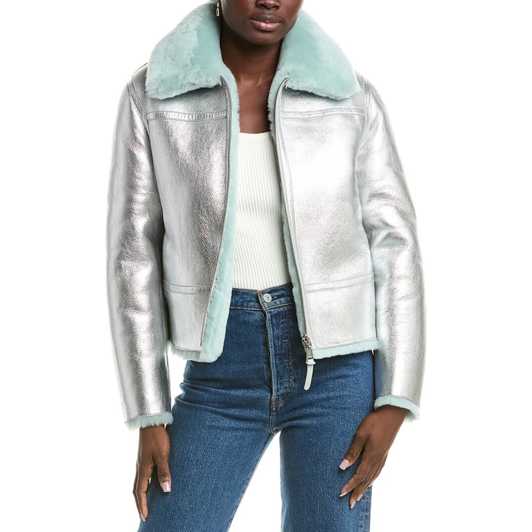 Betty Reversible Leather Jacket