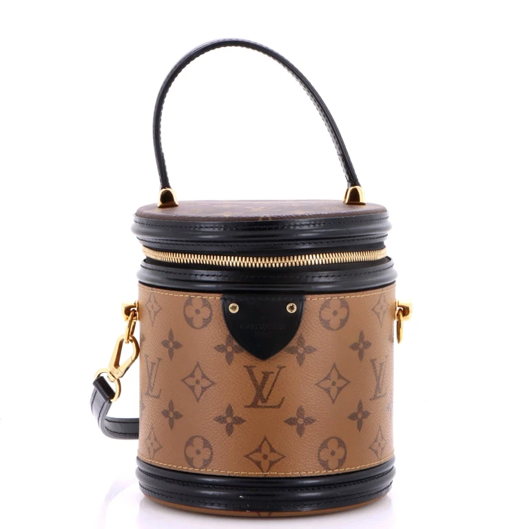 Cannes Handbag Reverse Monogram Canvas