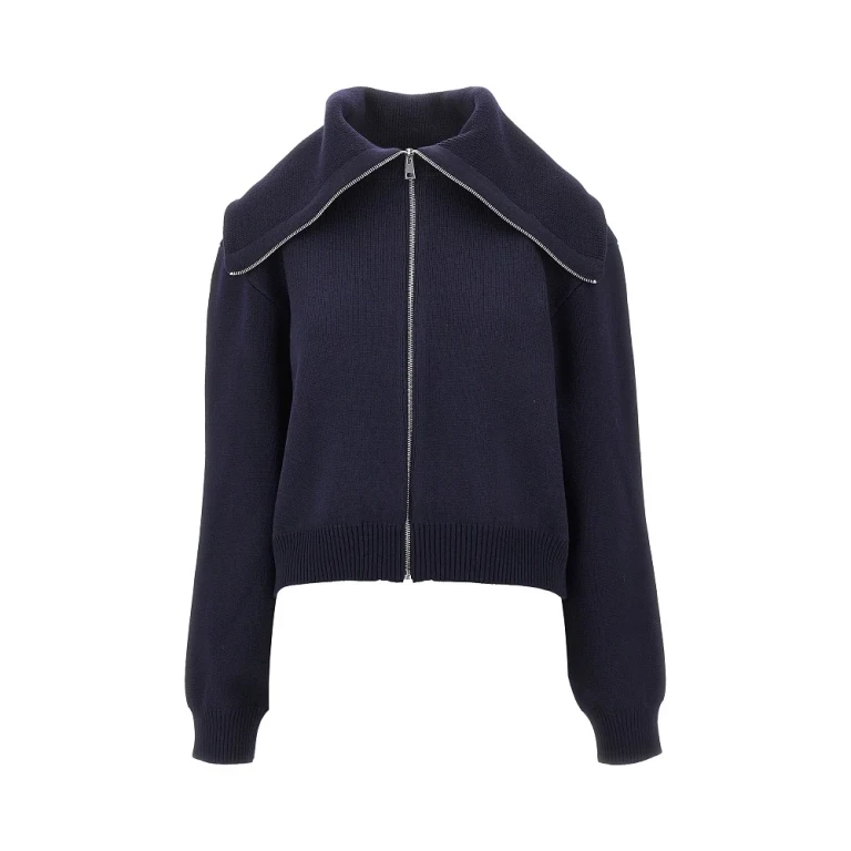 ROHE Stretch wool full-zip cardigan Woman 36