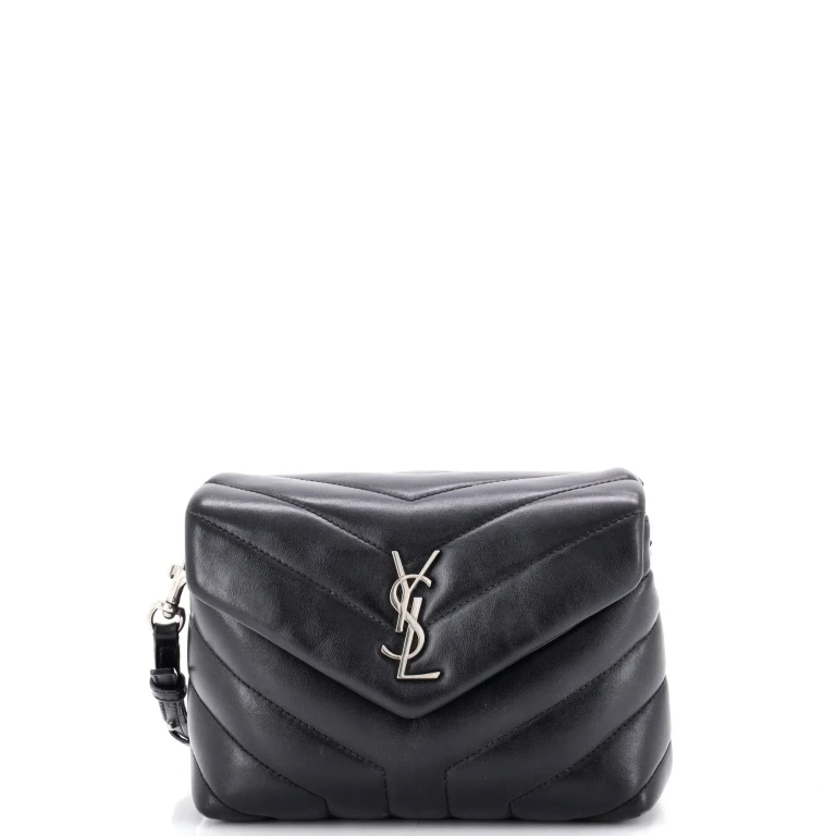 LouLou Tablet Holder Flap Bag Matelasse Chevron Leather