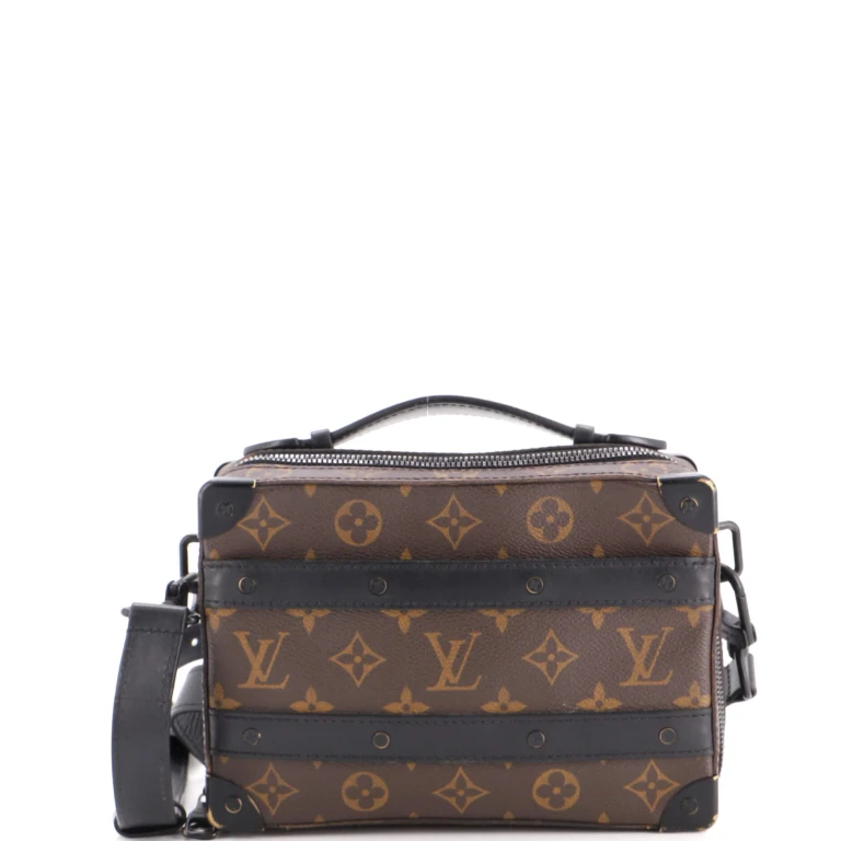 Handle Soft Trunk Bag Macassar Monogram Canvas