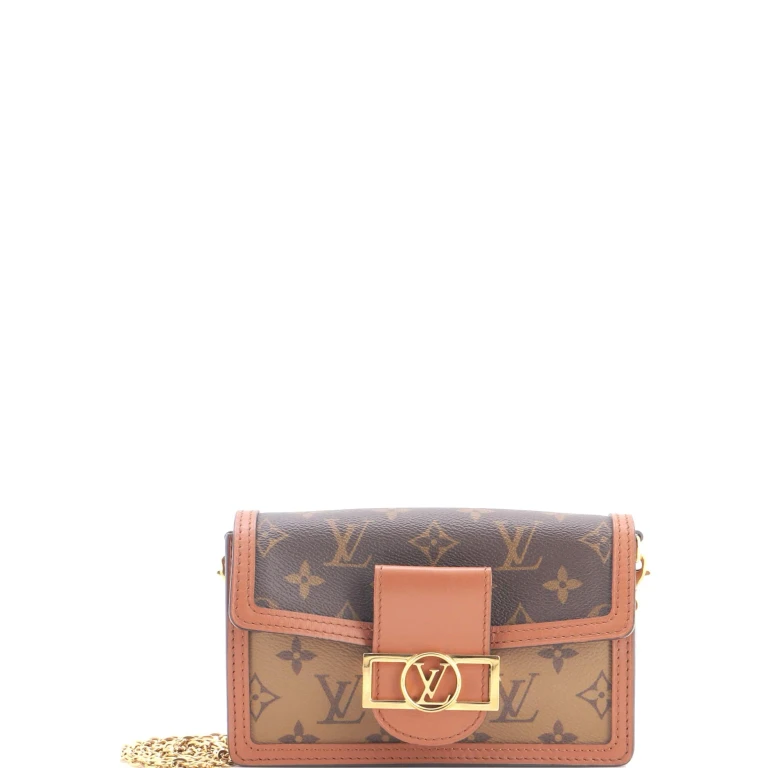 Dauphine Chain Wallet Reverse Monogram Canvas