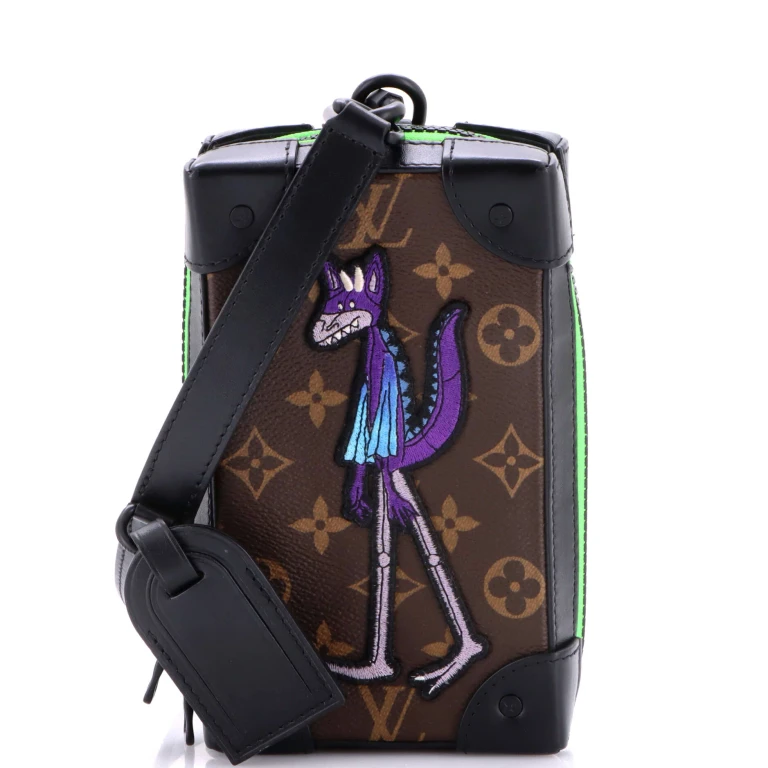 Soft Trunk Phone Box Monogram Canvas with LV Friends Patch