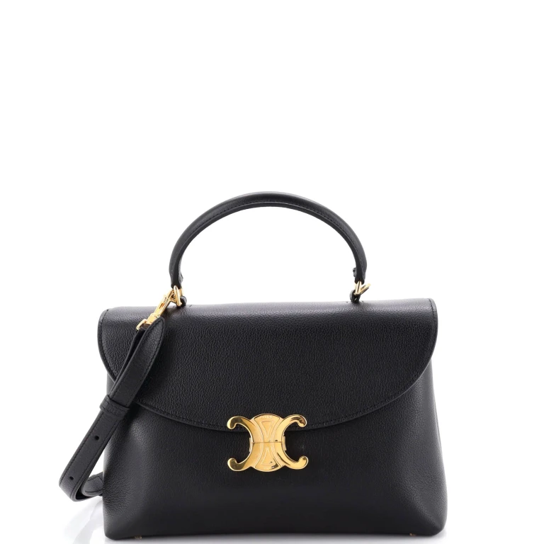 Nino Top Handle Bag Leather Medium