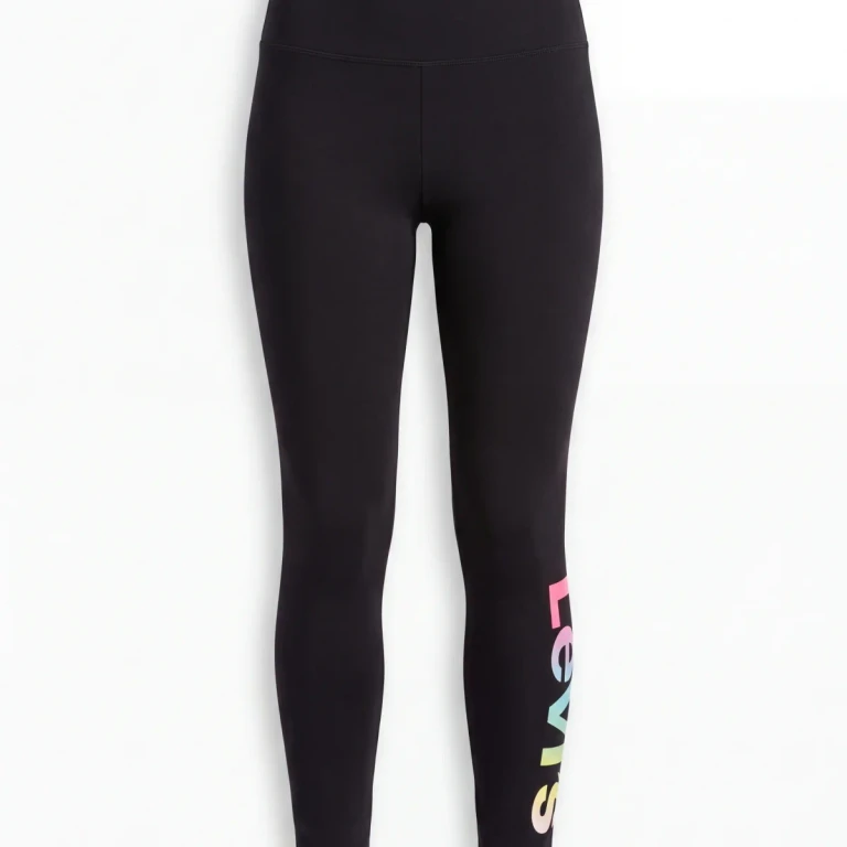 High Rise Logo Knit Leggings