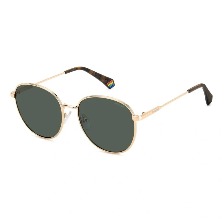 Polarized Green Round Unisex Sunglasses PLD 6215/S/X 0DDB/UC 56