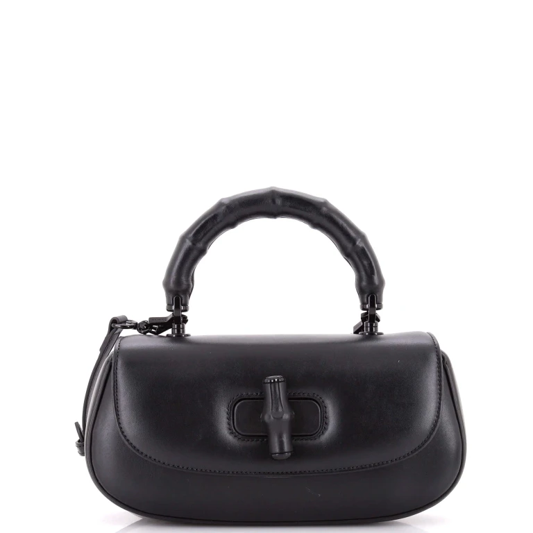 Bamboo Diva Top Handle Bag Leather Medium