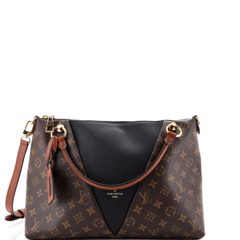 V Tote Monogram Canvas and Leather MM