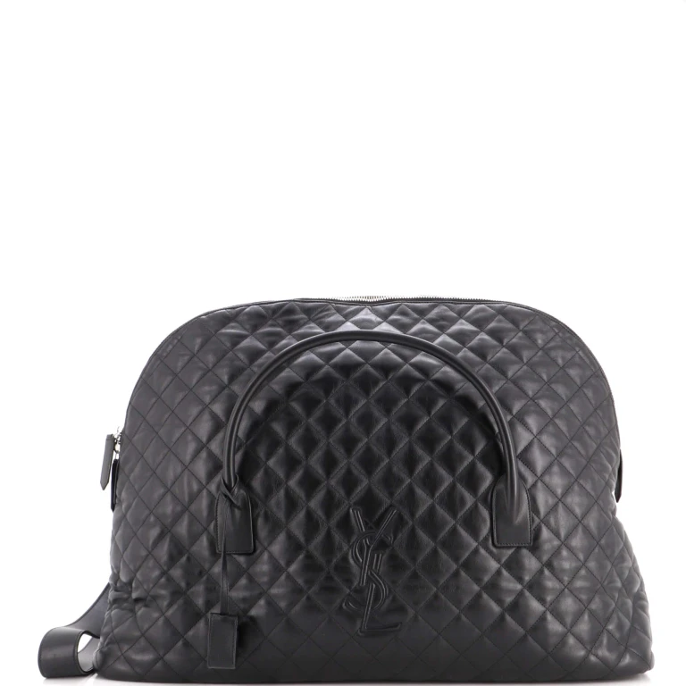 ES Giant Travel Bag Quilted Leather