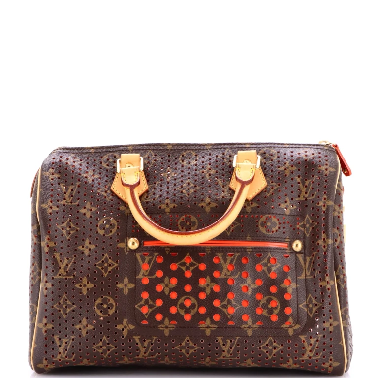 Speedy Handbag Perforated Monogram Canvas 30