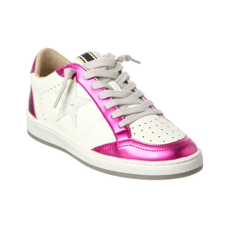 Paz Leather-Trim Sneaker